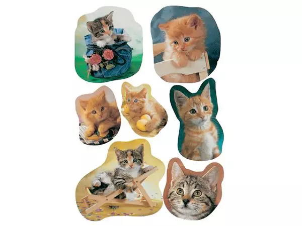 Een Etiket HERMA 5747 katten koop je bij Schellen Boek- en Kantoorboekhandel