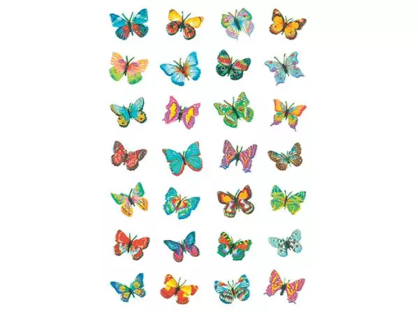 Een Etiket HERMA 6819 vlinder glitter folie koop je bij Schellen Boek- en Kantoorboekhandel