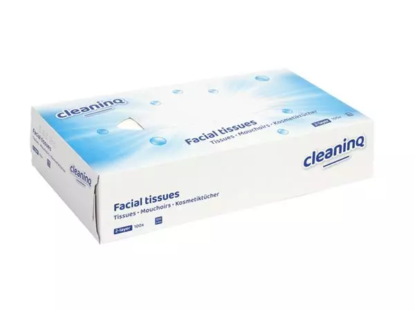 Een Facial tissues Cleaninq 2-laags 100stuks koop je bij De Joma BV