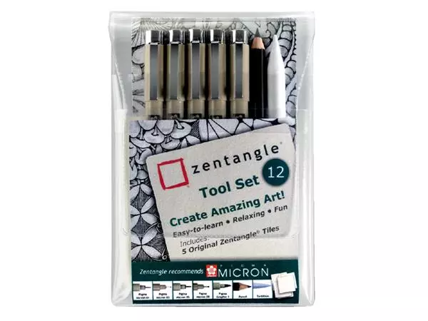 Een ZENTANGLE TOOL 12DELIG koop je bij All Office Kuipers BV