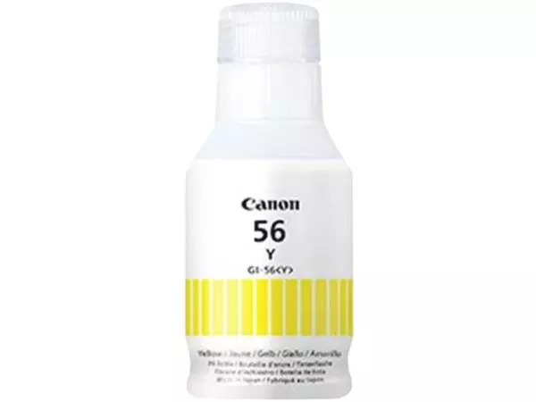 Een Flacon navulinkt Canon GI-56 geel koop je bij De Joma BV