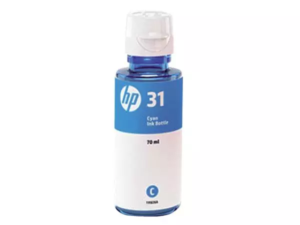 Een Navulinkt HP 1VU26AE 31 blauw koop je bij All Office Kuipers BV