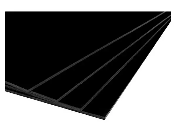 Een Foamboard A4 2-zijdig 5mm zwart koop je bij De Joma BV