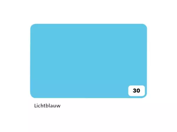 Een Fotokarton Folia 2-zijdig 50x70cm 300gr nr30 lichtblauw koop je bij De Joma BV