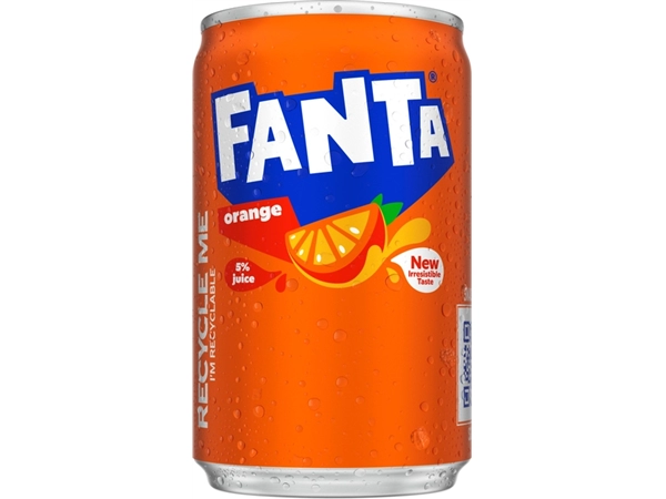 Een Frisdrank Fanta orange blik 150ml koop je bij WinkelVolWinkels