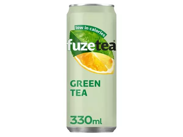 Een Frisdrank Fuze Tea green tea blik 330ml koop je bij iPlusoffice