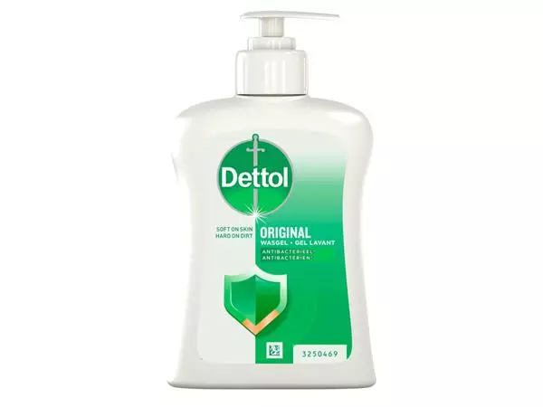 Een Handzeep Dettol Original antibacterieël 250ml koop je bij iPlusoffice