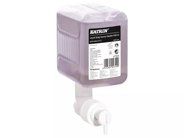 Een Handzeep Katrin Sunny Garden 500ml 47505 koop je bij Quality Office Supplies