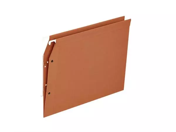 Een Hangmap Medium Flex A4 V-bodem karton oranje koop je bij QuickOffice BV