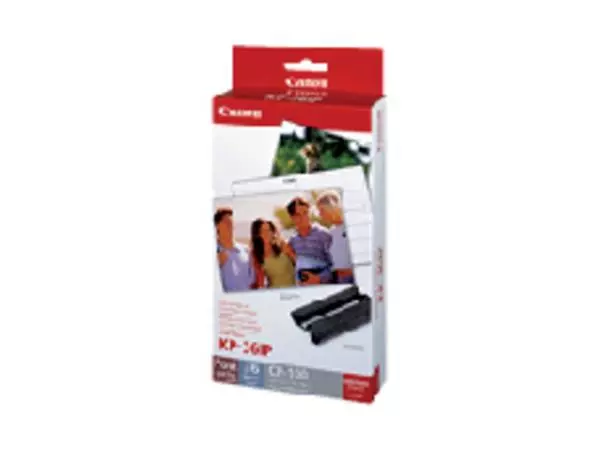 Een Inkjetpapier Canon KP-36IP 10x15cm 36vel koop je bij Schellen Boek- en Kantoorboekhandel