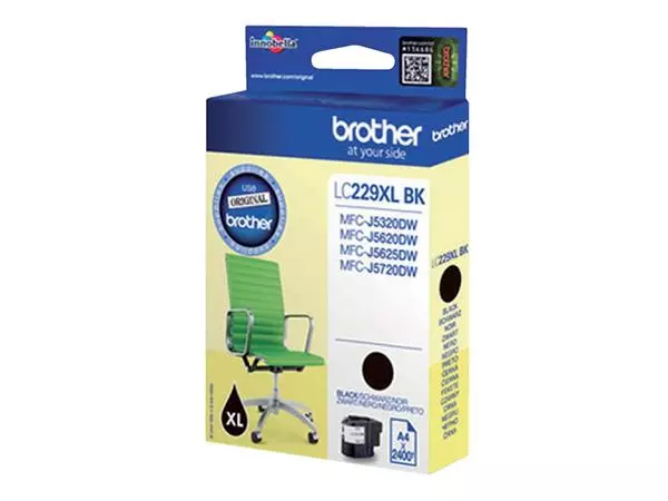 Een Inktcartridge Brother LC-229XLBK zwart koop je bij All Office Kuipers BV
