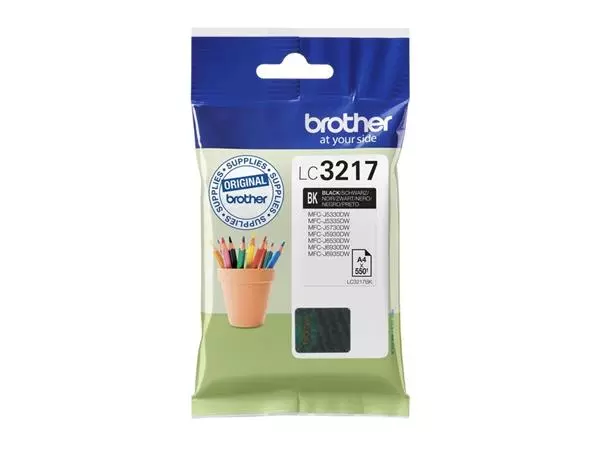 Een Inktcartridge Brother LC-3217BK zwart koop je bij VDP Office