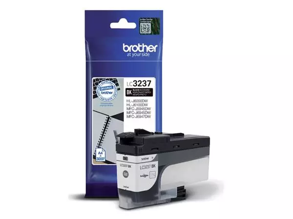 Een Inktcartridge Brother LC-3237BK zwart koop je bij Kantoorboekhandel Van Atten