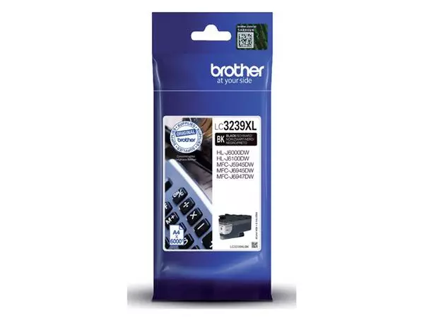 Een Inktcartridge Brother LC-3239XLBK zwart koop je bij Deska Alles voor Kantoor