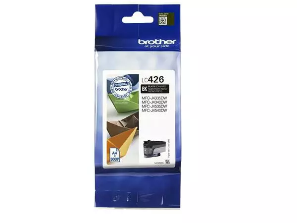 Een Inktcartridge Brother LC-426BK zwart koop je bij De Rijk Kantoorshop