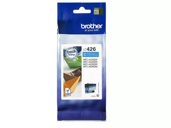 Een Inktcartridge Brother LC-426C blauw koop je bij All Office Kuipers BV