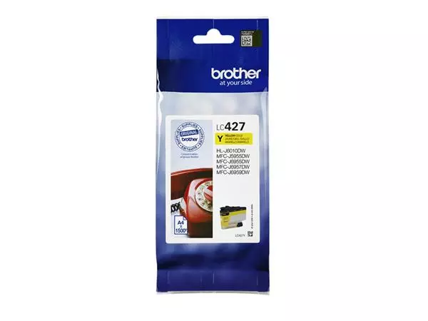 Een Inktcartridge Brother LC-427Y geel koop je bij QuickOffice BV