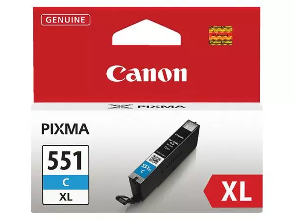 Inktcartridge Canon CLI-551XL blauw