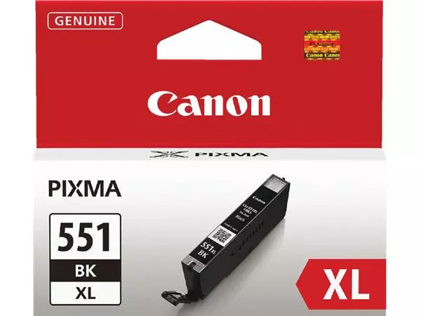 Een Inktcartridge Canon CLI-551XL zwart koop je bij De Joma BV