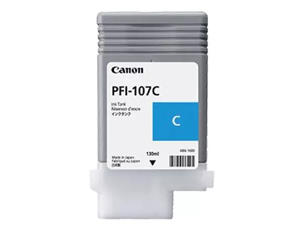 Een Inktcartridge Canon PFI-107 blauw koop je bij All Office Kuipers BV