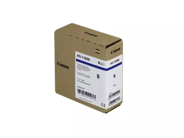 Een Inktcartridge Canon PFI-1100 blauw koop je bij Kantoorboekhandel Van Atten