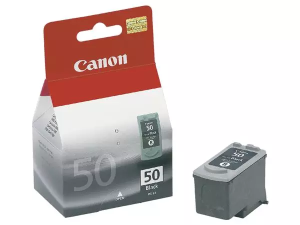 Een Inktcartridge Canon PG-50 zwart koop je bij De Joma BV