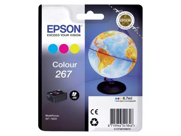 Een Inktcartridge Epson 267 T2670 3 kleuren koop je bij All Office Kuipers BV