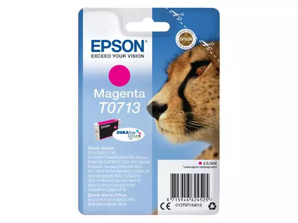 Een Inktcartridge Epson T0713 rood koop je bij All Office Kuipers BV