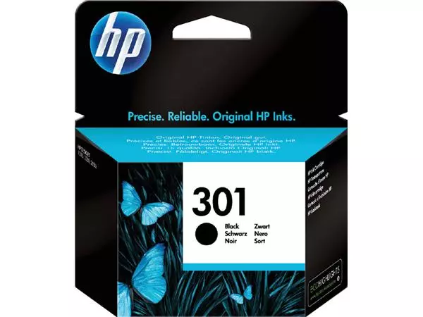 Een Inktcartridge HP CH561EE 301 zwart koop je bij All Office Kuipers BV