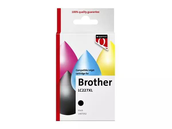 Een Inktcartridge Quantore Brother Lc227XL zwart koop je bij All Office Kuipers BV