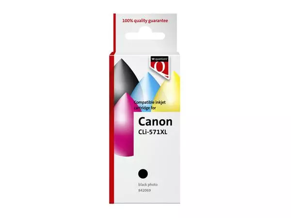 Een Inktcartridge Quantore Canon Cli-571XL zwart koop je bij All Office Kuipers BV
