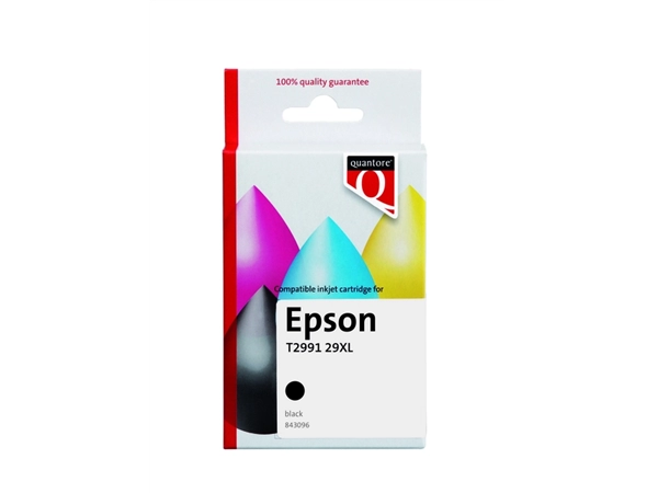 Een Inktcartridge Quantore alternatief tbv Epson 29XL T2991 zwart koop je bij Company Supplies