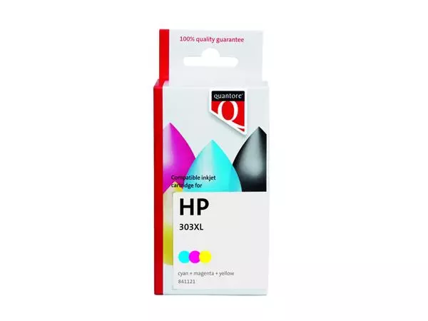 Een Inktcartridge Quantore alternatief tbv HP T6N03AE 303XL kleur HC koop je bij iPlusoffice