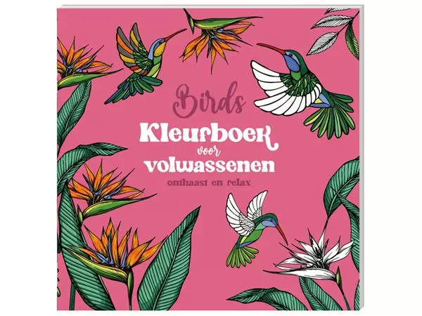 Een Kleurboek voor volwassenen Interstat Birds koop je bij Kantoorboekhandel Van Atten