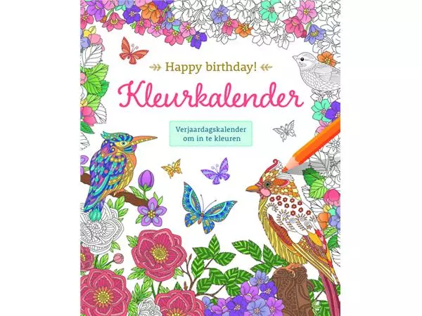 Een Kleurkalender Deltas Happy birthday koop je bij De Rijk Kantoorshop