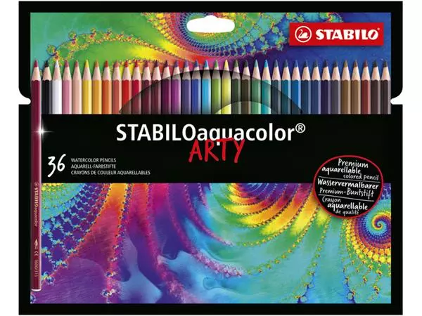 Een Kleurpotlood STABILO 1636 aquacolor Arty 36st ass koop je bij All Office Kuipers BV