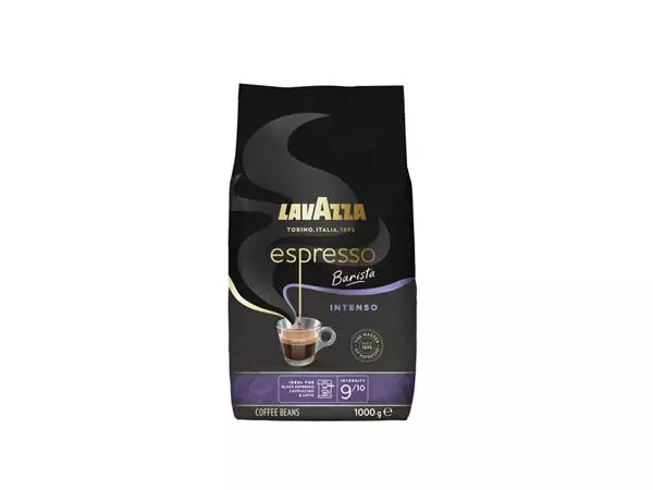 Een Koffie Lavazza espresso bonen Barista Intenso 1kg koop je bij QuickOffice BV