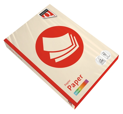 Een Kopieerpapier Quantore Colour A4 120gr creme 250 vel koop je bij Schellen Boek- en Kantoorboekhandel