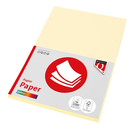 Een Kopieerpapier Quantore Colour A4 120gr ivoor 100vel koop je bij QuickOffice BV