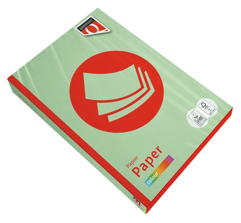 Een Kopieerpapier Quantore Colour A4 160gr appelgroen 250vel koop je bij Company Supplies