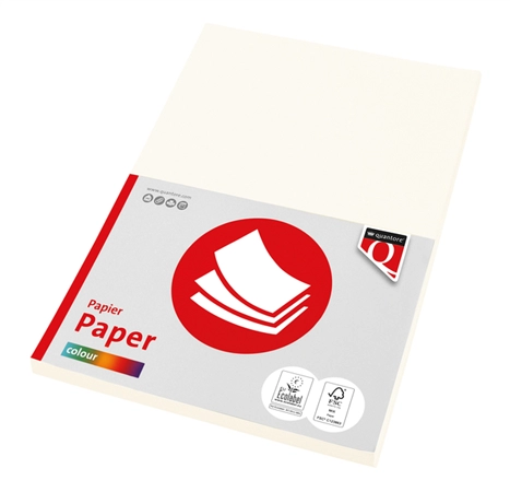 Een Kopieerpapier Quantore Colour A4 160gr roomwit 50vel koop je bij Company Supplies