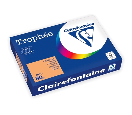 Een Kopieerpapier Trophée A4 80gr oranje 500vel koop je bij van Kerkvoorde & Hollander B.V.