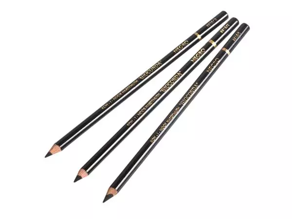 Een Crayon craie Koh-I-Noor Gioconda 8815/1 noir tendre koop je bij QuickOffice BV