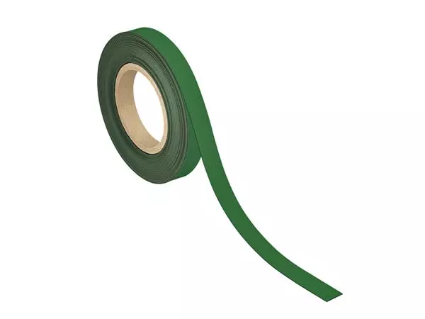 Een Magneetband MAUL schrijfbaar 10mx20mmx1mm groen koop je bij All Office Kuipers BV