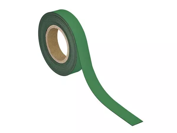 Een Magneetband MAUL schrijfbaar 10mx30mmx1mm groen koop je bij All Office Kuipers BV