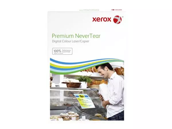 Een Nevertear Xerox Premium A4 polyester 120micron wit 100vel koop je bij Schellen Boek- en Kantoorboekhandel