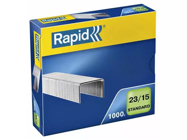 Een Nieten Rapid 23/15 gegalvaniseerd standaard 1000 stuks koop je bij QuickOffice BV