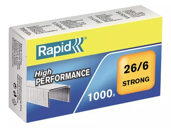 Een Nieten Rapid 26/6 gegalvaniseerd strong 1000 stuks koop je bij BeteS