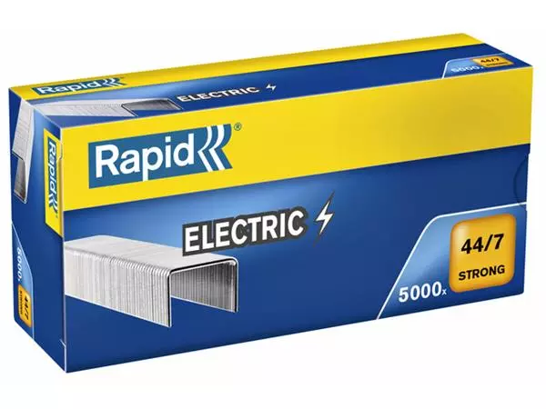 Een Nieten Rapid 44/7 gegalvaniseerd strong 5000st koop je bij "De Waal" Kantoor Efficiency