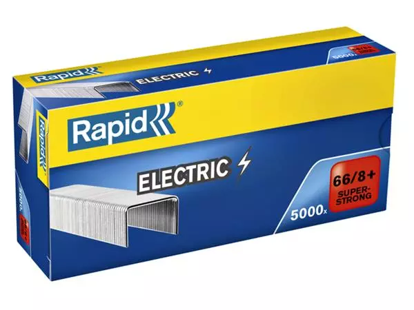 Een Nieten Rapid 66/8 gegalvaniseerd super strong 5000 stuks koop je bij Deska Alles voor Kantoor